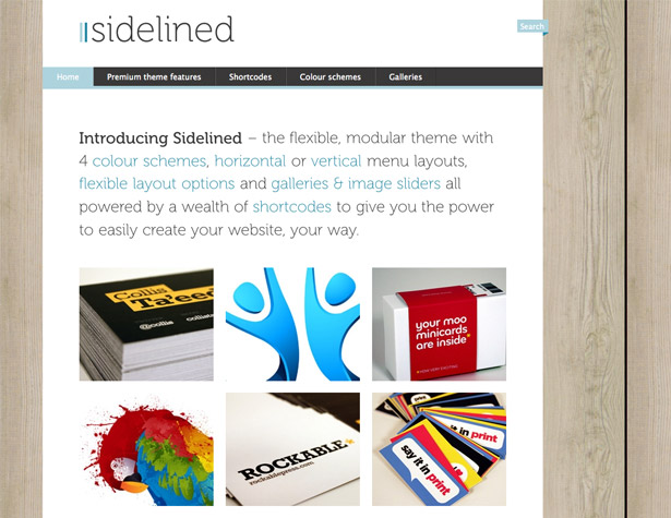45+ New WordPress Themes: October 2010 sidelined