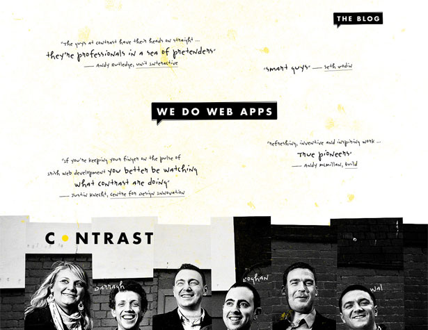Showcase: Funky And Experimental Websites contrast