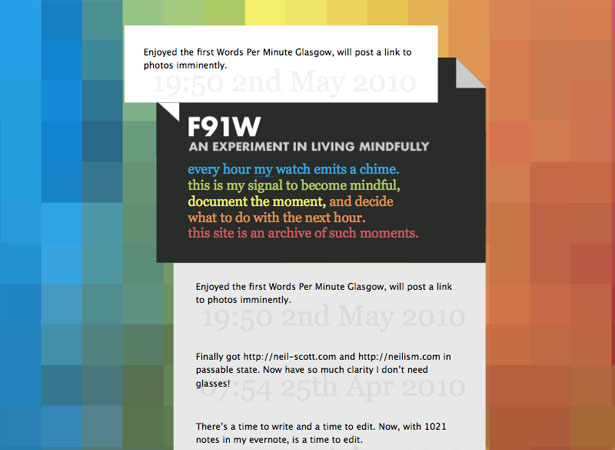 Showcase: Funky And Experimental Websites f91w