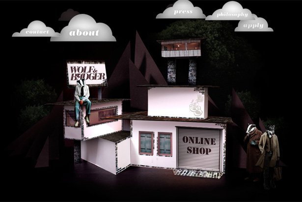 Showcase: Funky And Experimental Websites wolfandbadger