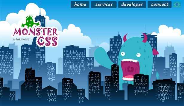 Showcase: Funky And Experimental Websites monstercss