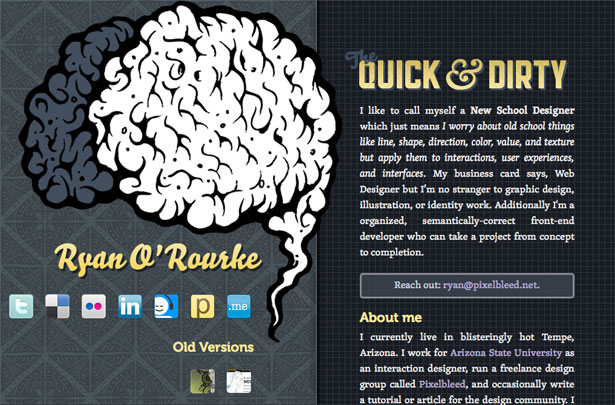 Showcase: Funky And Experimental Websites ryanorourke