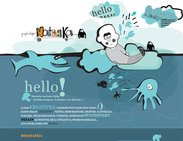 Showcase: Funky And Experimental Websites natrashka