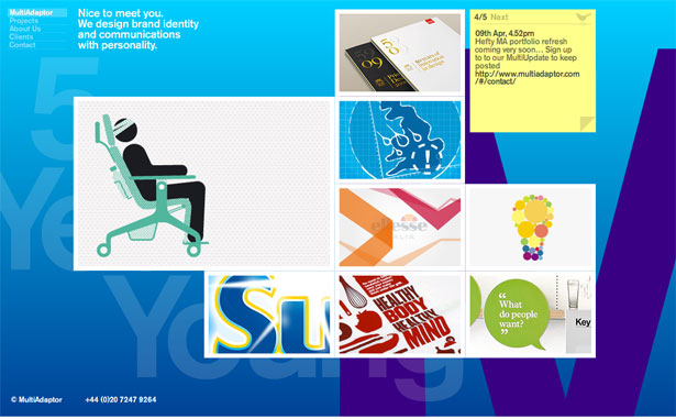 Showcase: Funky And Experimental Websites multiadaptor