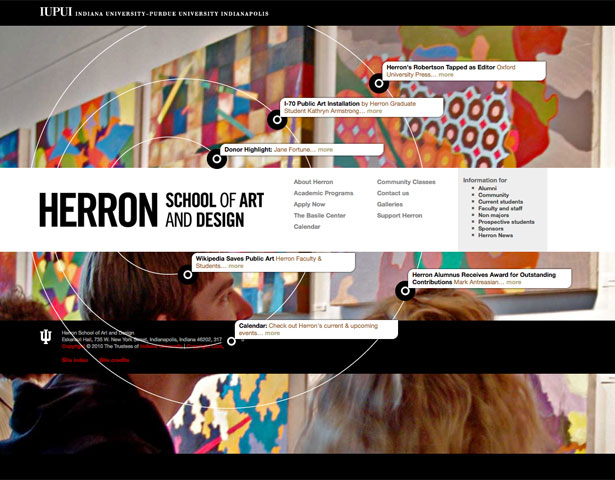 Showcase: Funky And Experimental Websites herronschool