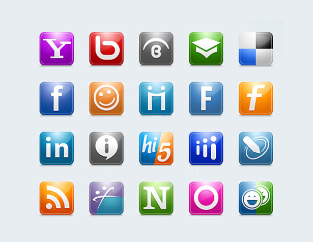 Ultimate Collection of Social Media Icons 25snicons