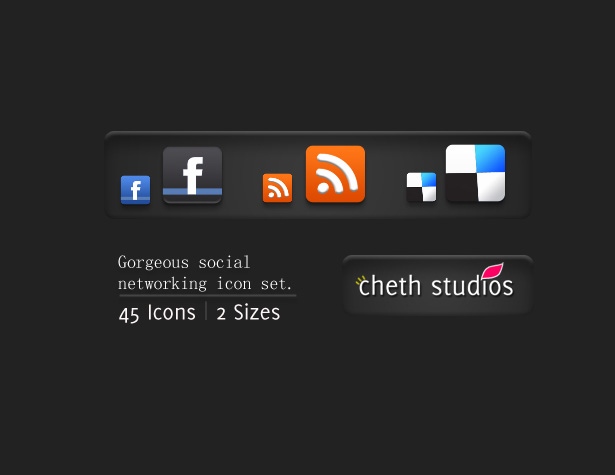 Ultimate Collection of Social Media Icons minisocialicons