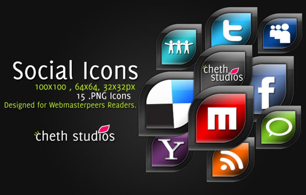 Ultimate Collection of Social Media Icons cssocialicons