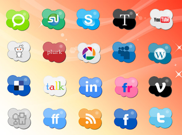 Ultimate Collection of Social Media Icons iconscloud