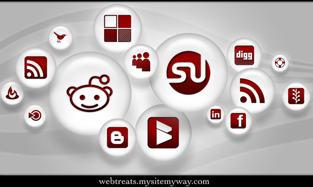 Ultimate Collection of Social Media Icons redpearl