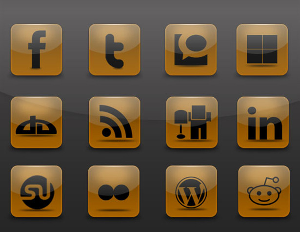 Ultimate Collection of Social Media Icons browniconpack