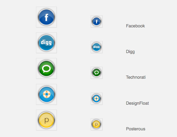 Ultimate Collection of Social Media Icons chrome