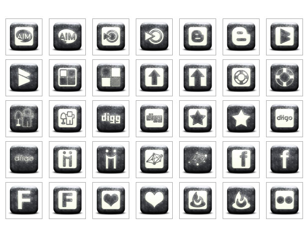 Ultimate Collection of Social Media Icons whitewashedstar