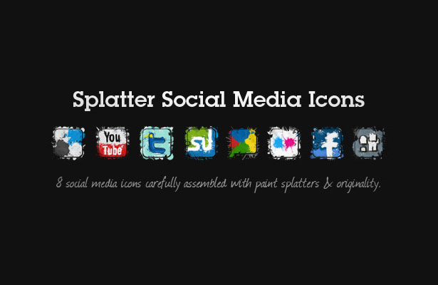 Ultimate Collection of Social Media Icons splattersocialmediaicons