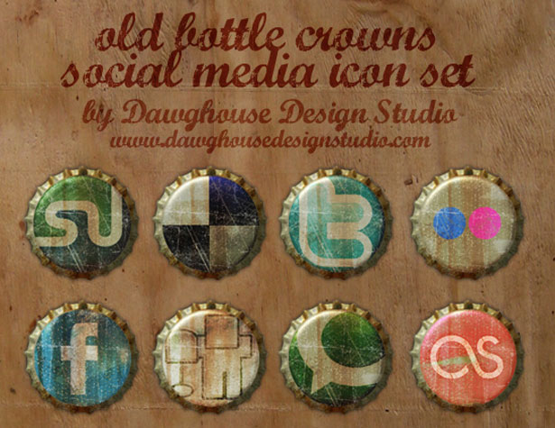 Ultimate Collection of Social Media Icons bottlecrownsicons
