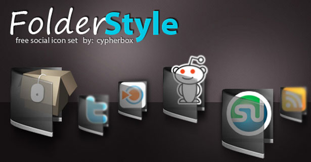 Ultimate Collection of Social Media Icons folderstyle