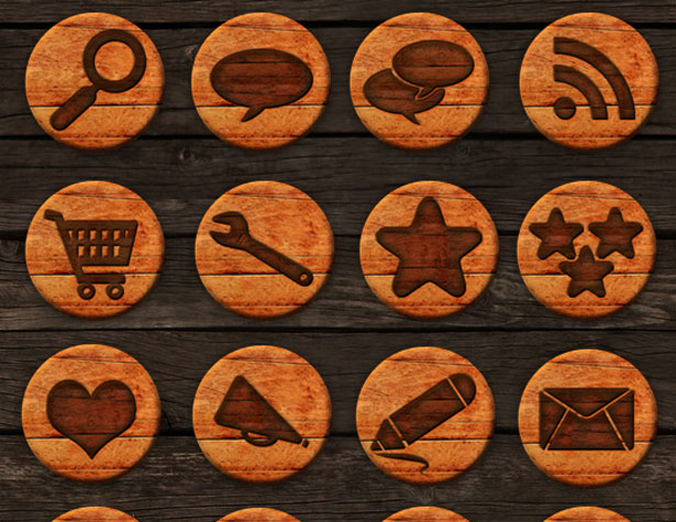 Ultimate Collection of Social Media Icons woodenbadges