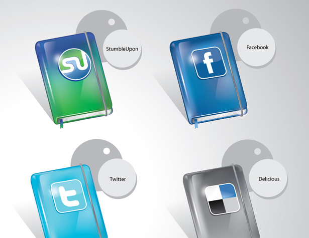 Ultimate Collection of Social Media Icons moleskineicons