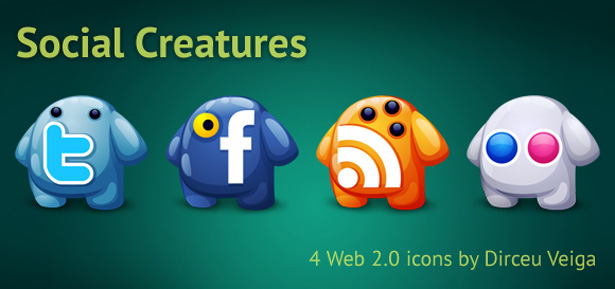 Ultimate Collection of Social Media Icons socialcreatures