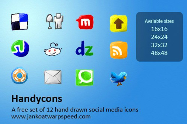 Ultimate Collection of Social Media Icons handycons