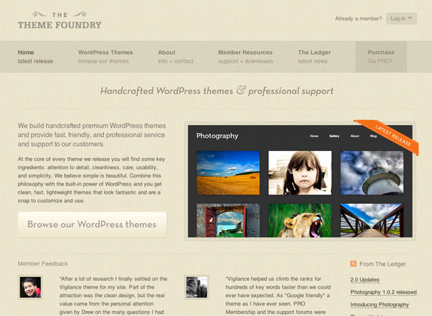 10 Places to Buy Professionally Designed WordPress Themes Theme Foundry