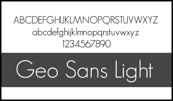 Geo Sans Light