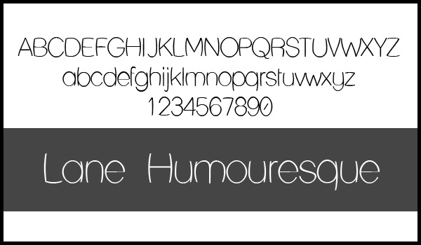 Lane Humouresque