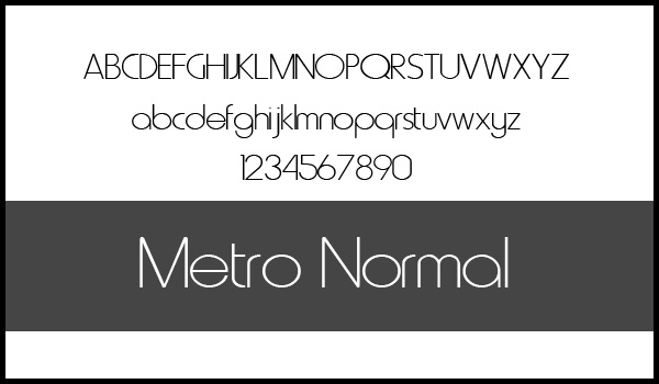 Metro Normal