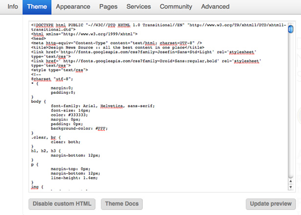 In-Depth Review of Tumblr's Custom Theming Ability 004 No FTP