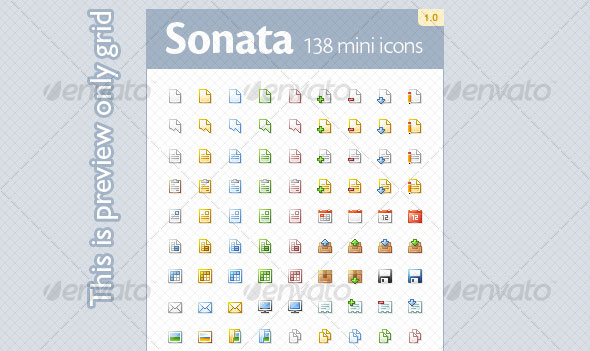 A Collection of Mini Icon Sets sonata
