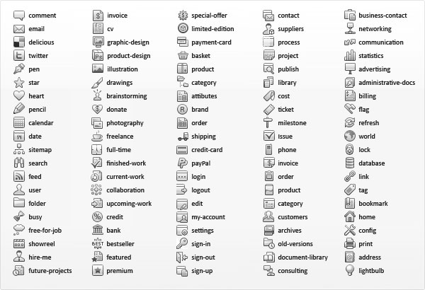 A Collection of Mini Icon Sets berlin