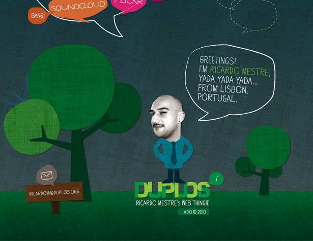 A Showcase of Single Page Websites duplos