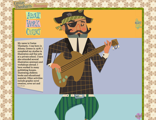 A Showcase of Single Page Websites costastheoharis