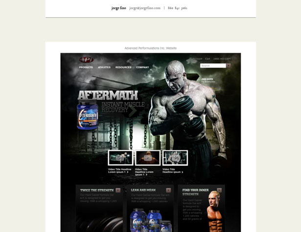 A Showcase of Single Page Websites jorgefino