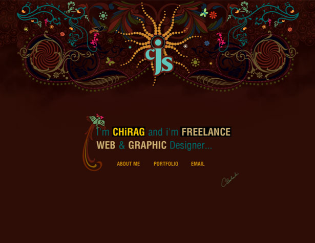 A Showcase of Single Page Websites chiragjsolanki