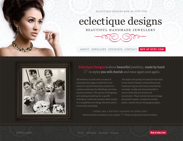 A Showcase of Single Page Websites eclectiquedesigns