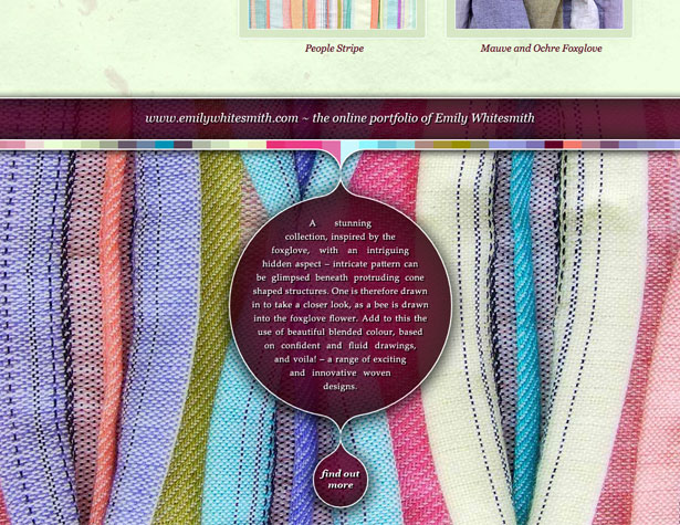A Showcase of Single Page Websites emilywhitesmith