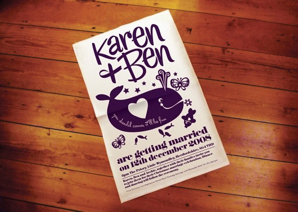 30 Fun and Fantastic Wedding Invitations BenjaminBrown