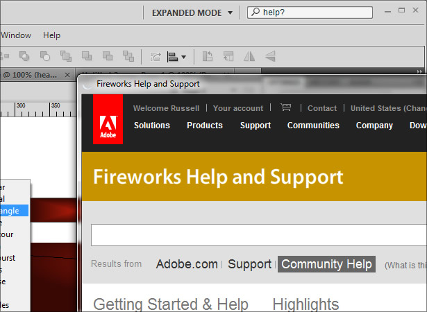 7 Reasons Why I Choose Fireworks Over Photoshop The learning curve