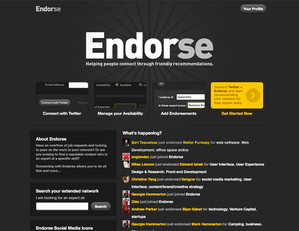 20+ New Apps and Websites for Designers endorse
