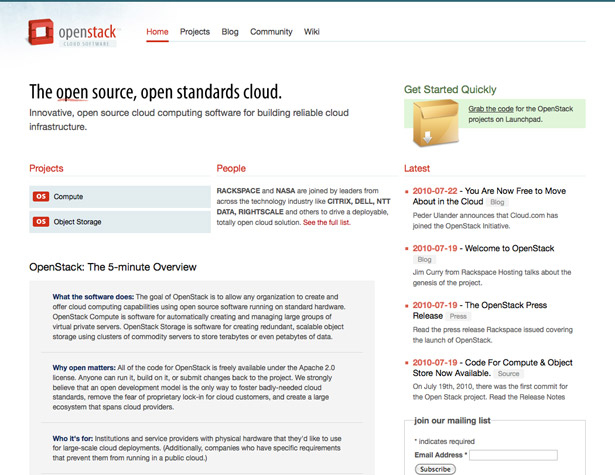 20+ New Apps and Websites for Designers openstack
