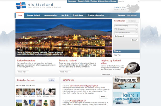 Worldy Inspiration from Tourism Websites Iceland