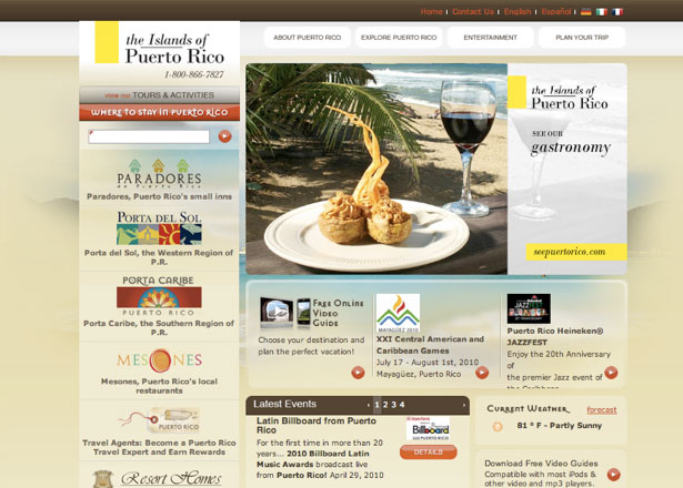 Worldy Inspiration from Tourism Websites PuertoRico