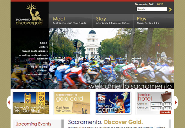 Worldy Inspiration from Tourism Websites Sacramento