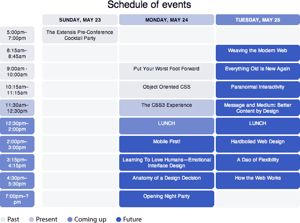Applying Duotones to Data an event apart schedule