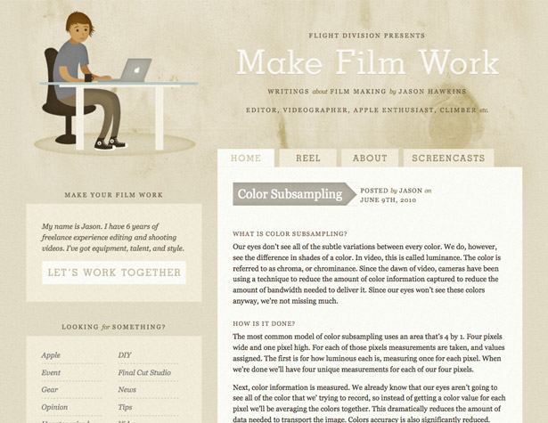 A Collection of Splendid Illustrated Websites makefilmwork