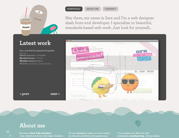 A Collection of Splendid Illustrated Websites saratusar