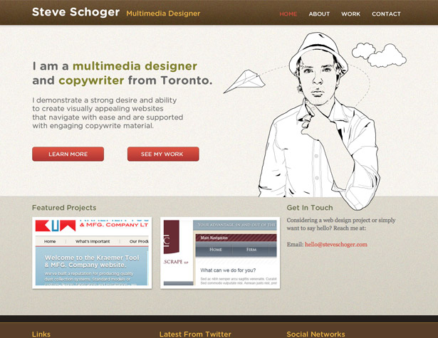 A Collection of Splendid Illustrated Websites steveschoger
