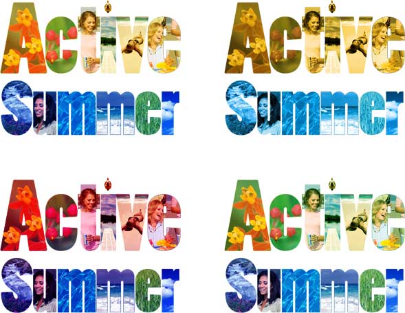 Mixing Type and Imagery: How to Manage a Controlled Collision photos in text, tinted