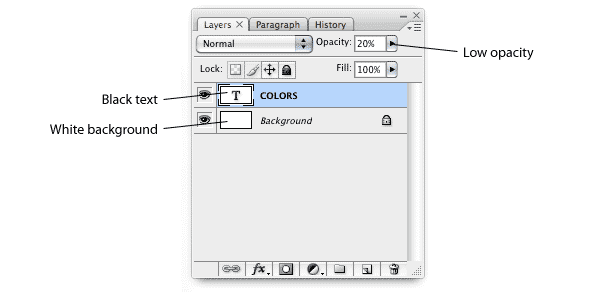 Mixing Type and Imagery: How to Manage a Controlled Collision palette, step 1